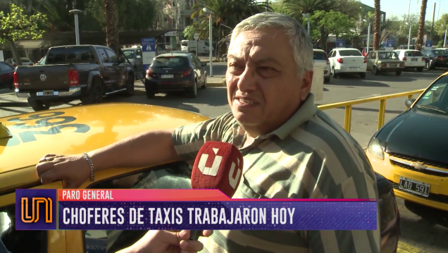 imagen Taxistas no se sumaron al paro 
