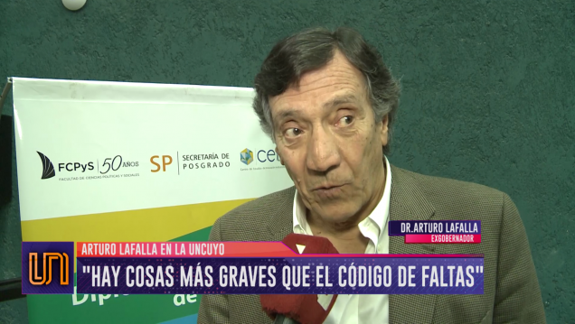 imagen Para Lafalla, hay cosas más importantes que cambiar el Código de Faltas