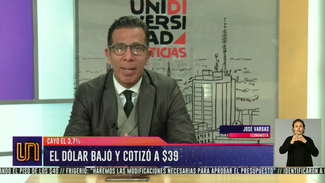 imagen El dólar bajó a $ 39