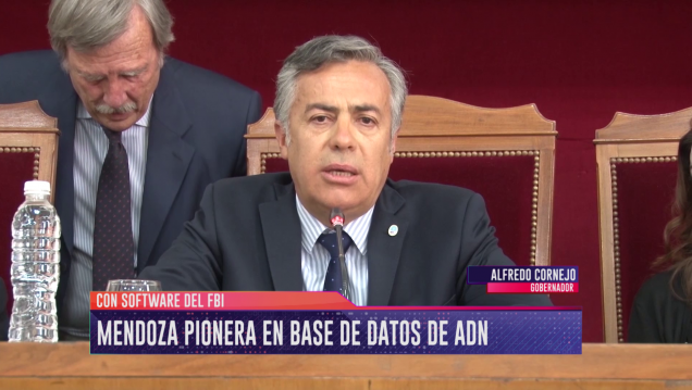 imagen Mendoza, pionera en el registro de ADN de criminales