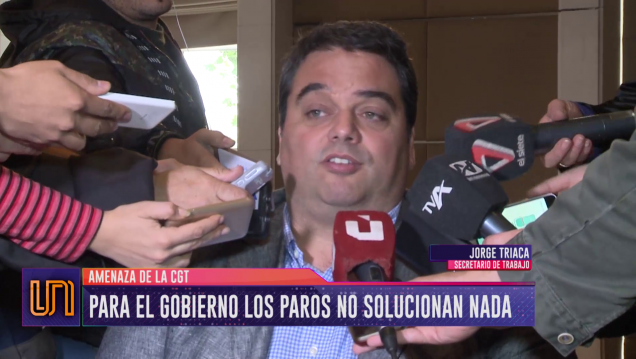imagen Triaca dijo que tiene predisposición para dialogar con los gremios
