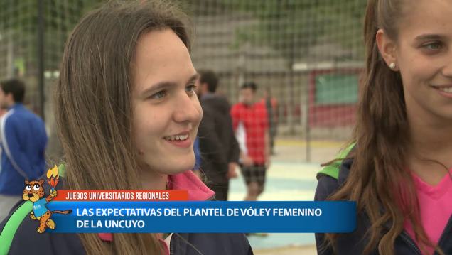 imagen JUR 2016: Expectativas del equipo de Vóley femenino de la UNCuyo