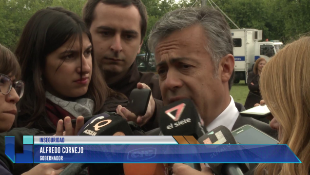imagen Purga policial y cambios en la política judicial, las armas de Cornejo contra la inseguridad