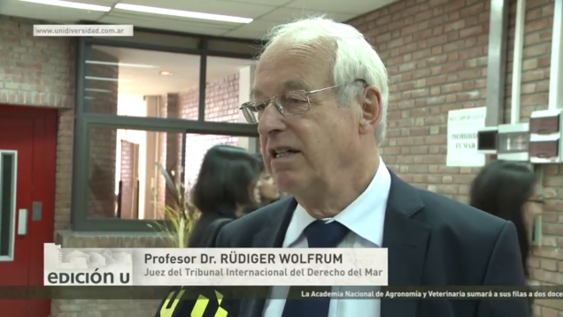 imagen Edición U: Doctorado Honoris Causa al Profesor Dr. Rüdiger Wolfrum