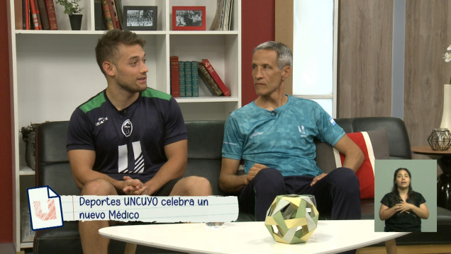imagen Felipe Bouzo, médico y jugador de balonmano de la UNCUYO