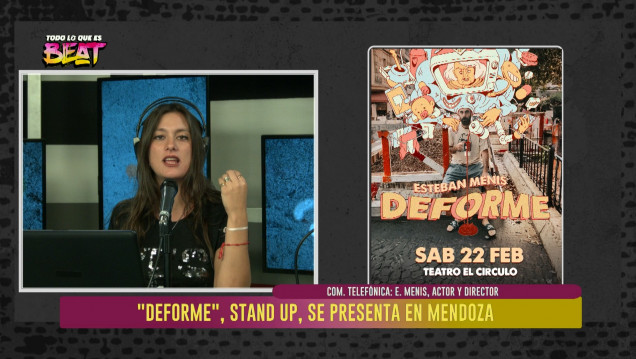 imagen "Deforme": el stand up de Esteban Menis llega a Mendoza