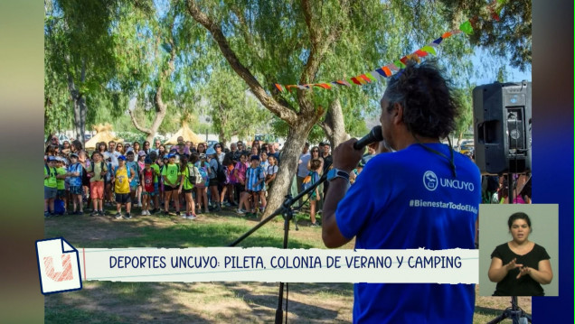 imagen Deportes UNCUYO: pileta, colonia de verano y cámping El Bosquecito, de Potrerillos