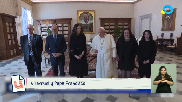 imagen Política Internacional: Villarruel visita al Papa