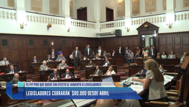 imagen Legisladores cobrarán $ 80 000 desde abril
