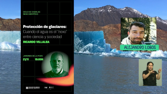 imagen Charla sobre protección de glaciares: cuando el agua es el nexo entre ciencia y sociedad