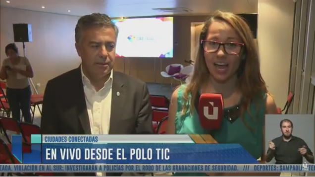 imagen Polo TIC: El gobernador se refirió a sus políticas de gobierno