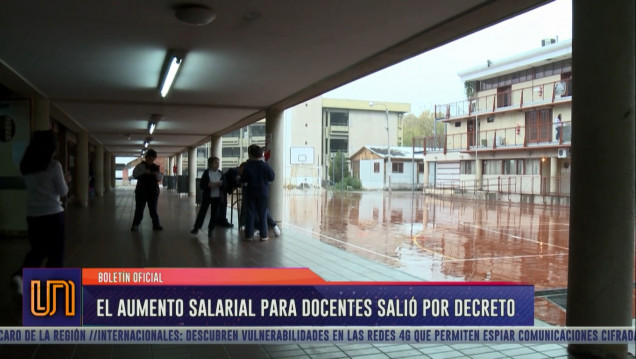 imagen El Gobierno aumentó por decreto a los docentes 