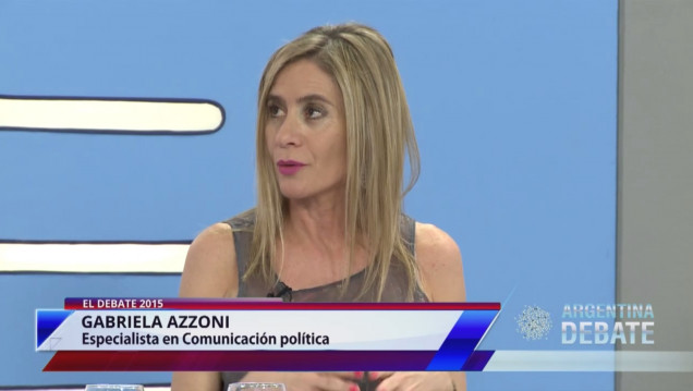 imagen Gabriela Azzoni analiza el debate presidencial