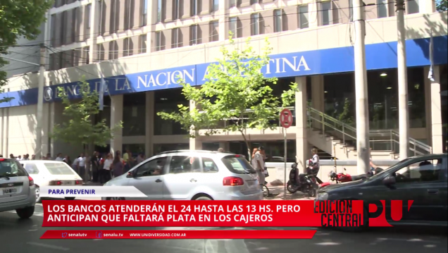 imagen Horarios de atención de bancos en las fiestas