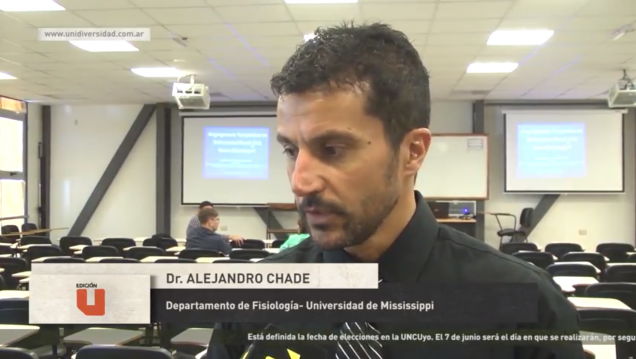 imagen Edición U: La Facultad de Ciencias Médicas organizó una conferencia a cargo del Dr Chade
