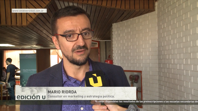 imagen Edición U: Mario Riorda visitó la Facultad de Cs Políticas y Sociales