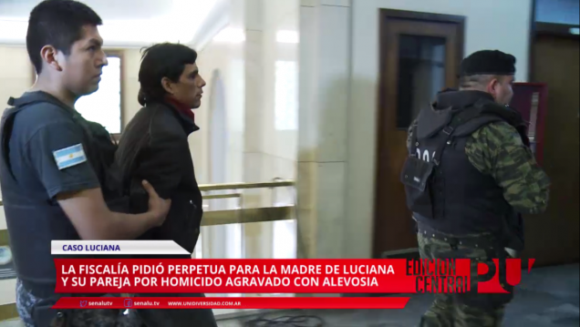 imagen Caso Luciana Rodriguez: Prisión perpetua para los acusados