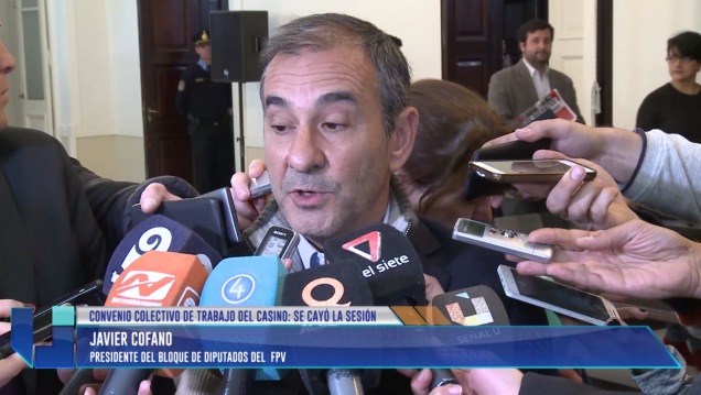 imagen Convenio colectivo de trabajo del casino: se cayó la sesión