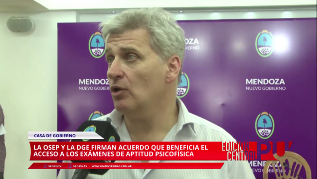 imagen Convenio entre la OSEP y la DGE