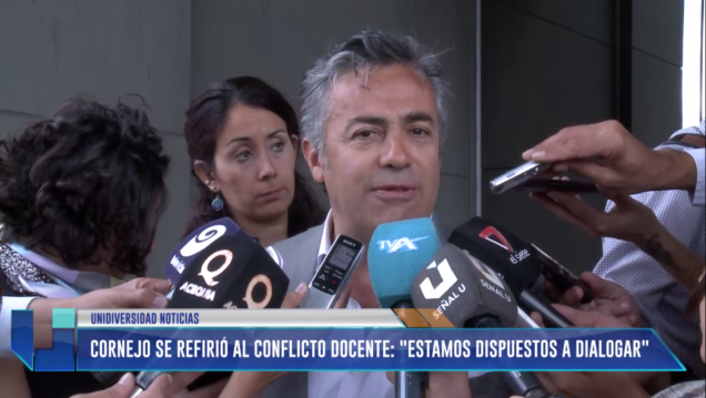 imagen Alfredo Cornejo: "Estamos dispuestos a dialogar" 