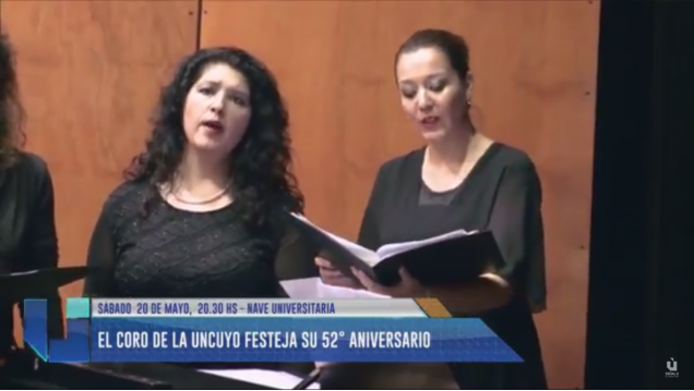imagen De lujo: el coro de la UNCUYO festeja su 52º aniversario 