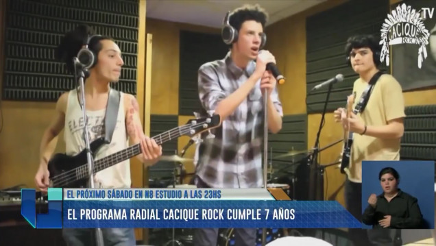 imagen El programa de radio Cacique Rock cumple 7 años