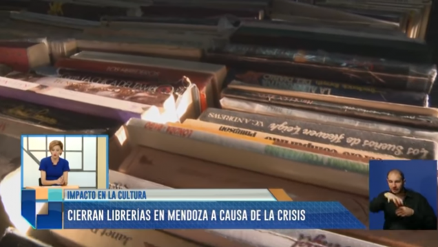 imagen Cierran librerías en Mendoza a causa de la crisis