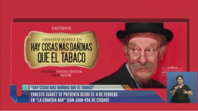 imagen El "Flaco" Suárez presenta "Hay cosas más dañinas que el tabaco"