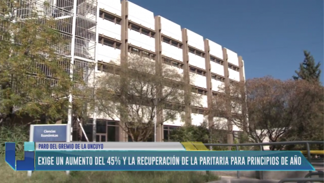imagen Paro del gremio de la UNCuyo