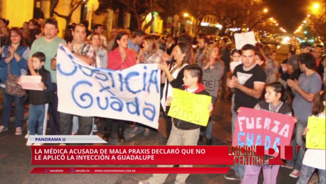imagen Médica acusada de mala praxis negó haber inyectado a Guadalupe