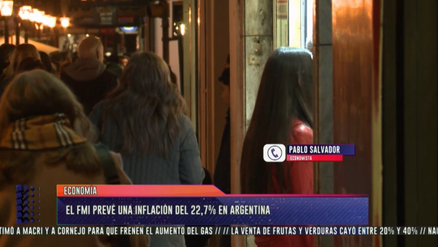 imagen El FMI prevé una inflación del 22,7 % anual