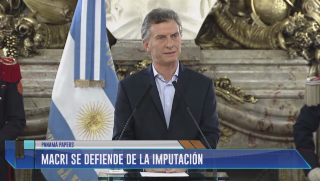 imagen Macri se defendió de la imputación