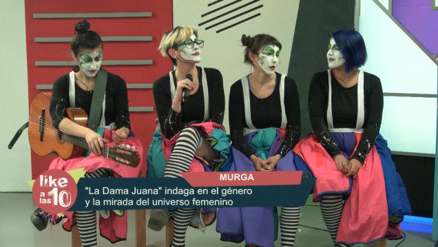 imagen "La Dama Juana", universo femenino en clave murguera