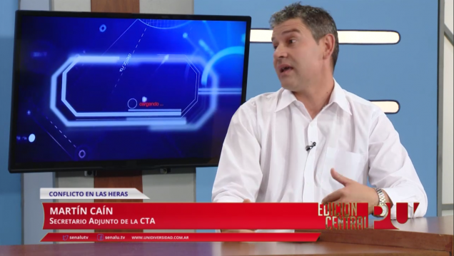 imagen Conflicto en Las Heras: Entrevista con Martín Cain (CTA)