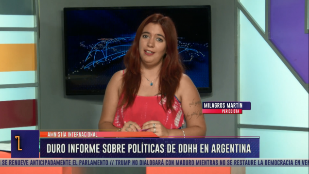 imagen Amnistía criticó las políticas de Derechos Humanos de la Argentina