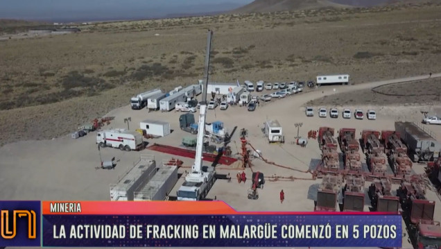 imagen El fracking ya es un hecho: comenzaron las tareas en Malargüe
