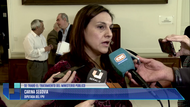 imagen Se trabó el tratamiento del Ministerio Público
