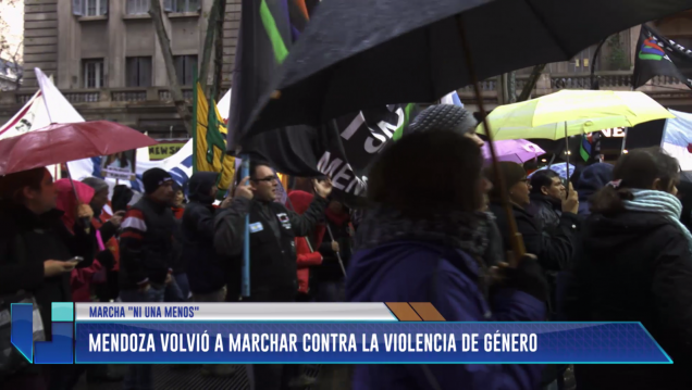 imagen Mendoza volvió a marchar por #NiUnaMenos
