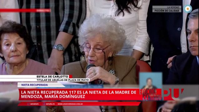 imagen Abuelas: restituyeron a la nieta 117