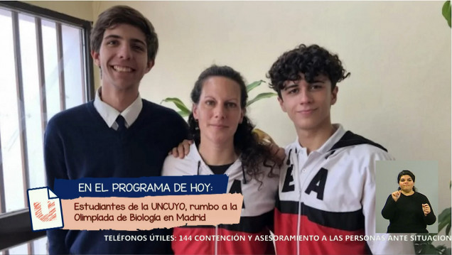 imagen Estudiantes de la UNCUYO, rumbo a la Olimpíada de Biología en Madrid