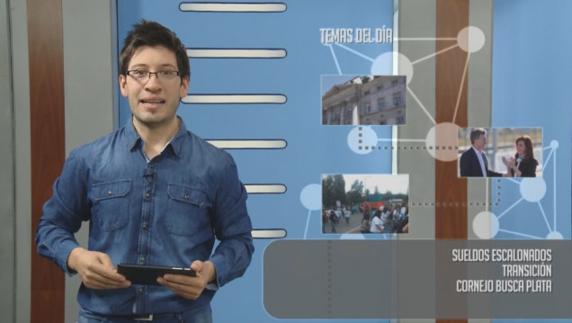 imagen Panorama U - 3 de diciembre - Sueldos escalonados - Transición - Cornejo busca plata 