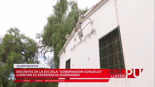 imagen La experiencia de la escuela "Gobernador Gonzáles"