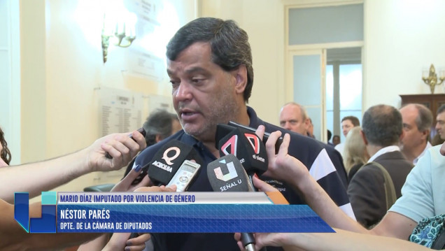 imagen Parés quiere que inicie el proceso de desafuero del diputado Mario Díaz