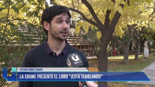 imagen La EDIUNC presentó el libro "¡Está temblando!"