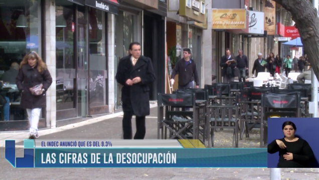 imagen Las cifras de la desocupación