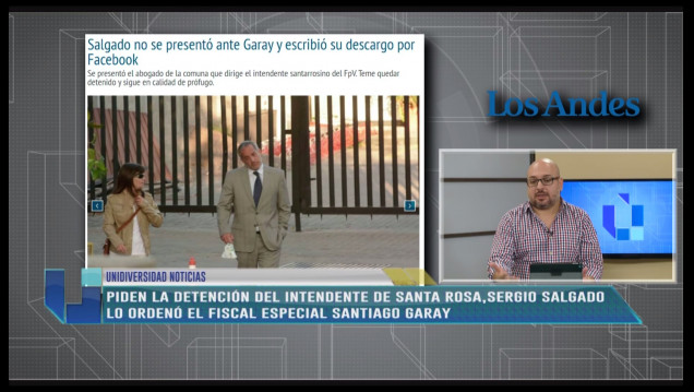 imagen Piden la detención del intendente de Santa Rosa