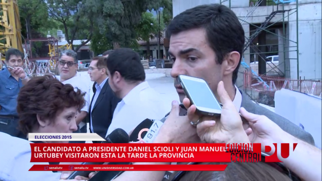 imagen Daniel Scioli cerró su campaña en Mendoza