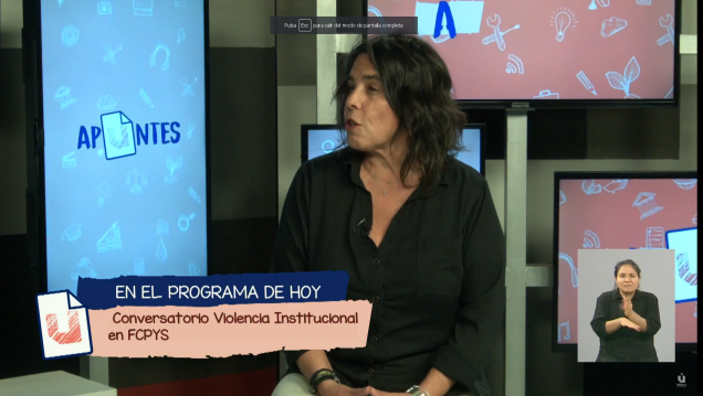 imagen Conversatorio sobre violencia institucional en la FCPyS  de la UNCUYO