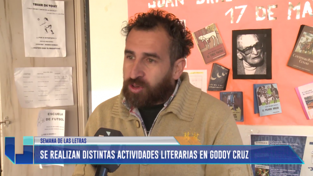 imagen Se realizan distintas actividades literarias en Godoy Cruz