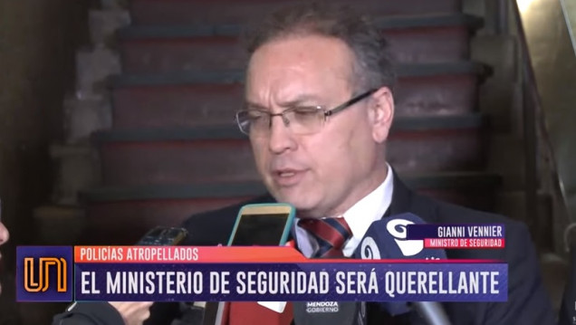 imagen El Ministerio de Seguridad será querellante en la causa de los policías atropellados